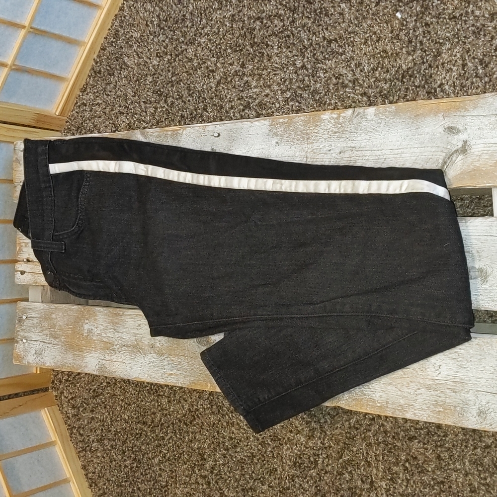 J Brand Tux Rowan Tuxedo Stripe Jeans - image 1